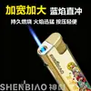 Nueva Versión Grande y Ancha del Dios de la Riqueza, Encendedor Engrosado a Prueba de Explosiones y Viento, Duradero para Uso Doméstico, Diseño Moderno con Grabado Publicitario