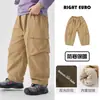 Calça de Caminhada Grossa com Forro de Fleece para Meninos Right Europe 2026 Novo Estilo para Crianças de Meia-Idade e Mais Velhas, Bebês Roupas de Inverno Calças