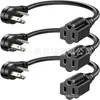 Cable de Extensión Corto, Cable de Extensión Plano para Interiores, Cable de Alimentación Sjt 14 Awg para Cocina Doméstica Tian Tai