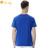 Cuando Y885 camiseta de manga corta y cuello redondo de algodón mercerizado de color sólido, peto con logo personalizado, procesamiento de camiseta cultural con LOGO estampado