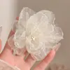 Presilha de Cabelo Estilo Fada Super Férias na Beira-Mar Presilha Bico de Pato Exquisite de Alto Padrão Doce Menina Presilha para Franja Lateral Presilha de Cabelo Flor