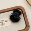 Clip Pequeño de Pelo de Visón Lindo para Otoño e Invierno para Mujeres de Gama Alta Nuevo 2025 Clip Pequeño para Flequillo Clip de Cabeza de Princesa Tocado