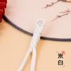 Botón Cheongsam, botón de estilo nacional, botón trenzado con cuentas de jade, nuevo botón chino tejido a mano, accesorios de decoración Hanfu vintage