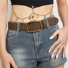 Cinturón Retro Americano Y2K Transfronterizo para Mujer 2023 Nuevo Cinturón Étnico con Jeans