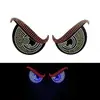 Luz LED Olho de Diabo Transfronteiriça Luz de Advertência para Janela de Carro Luz Decorativa USB para Carro Display Luz de Carro Olho de Diabo