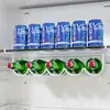 Estante de Almacenamiento para Latas de Bebida de Refrigerador Estante de Cocina Tipo Colgante Organizador de Cerveza en Lata Cola Leche Colgador