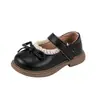 Nuevos Zapatos para Niñas Otoño 2026: Zapatos de Princesa con Lazo Dulce para Niña Pequeña, Zapatos de Cuero Versátiles para Niñas Estilo Coreano