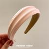 Banda para el cabello de ala ancha con esponja de crema fresca vintage de Corea del Sur 2024, banda para el cabello de estilo japonés con parte superior craneal alta, accesorio para el cabello para mujeres