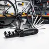 Juego de Herramientas Mini Plegable Portátil para Bicicleta Scooter Eléctrico Juego de Destornilladores Llave Allen Multifuncional Llave Combinada