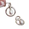 Pendientes Dulces Redondos de Perla de Imitación para Mujer, de Alta Gama, a la Moda, Versátiles, Pendientes Exquisitos, Pendientes Estilo Nicho Ins
