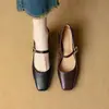 ¡Dos Estilos de Tacones! 2026 Nuevos Zapatos de Trabajo para Mujer con Tacón Grueso y Punta Cuadrada, Elegantes y Cómodos, Tallas Grandes de Moda, Transfronterizo 33