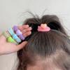 2025 nueva cuerda para el cabello para niños, caricatura, anillo para toalla, cuerda para la cabeza de bebé, goma elástica para coleta de niña, accesorios para el cabello de alta elasticidad