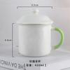 Taza vintage de cerámica para el hogar, taza de agua para hombres y mujeres, taza de esmalte de imitación con personalidad para oficina, impresión directa de fábrica, imagen