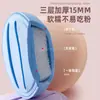 Esponja de Maquillaje Macaron, Súper Suave y Engrosada, No Absorbe el Polvo, Esponja para Base de Maquillaje Líquida Húmeda y Seca, Esponja de Cojín de Aire Malvavisco