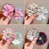 Goma para el pelo de niña estilo coreano con encaje de doble capa para moños, alta elasticidad, suave con el cabello, lindo accesorio para el pelo