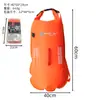 Boyas de Natación con Airbag Individual, Salvavidas de Seguridad, Bolsa Flotante para Nadar, Flotador de Almacenamiento Exterior para Adultos, Pelota Flotante