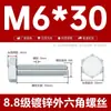Fabricante Vende Parafusos Sextavados Externos Galvanizados de Alta Resistência Grau 8.8 Gb5783 Parafusos e Parafusos Estendidos M8M10M12M