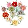 Simulación Cabeza de flor de peonía Mori de 6 cm material para corona de guirnalda DIY ramillete Hanfu tocado antiguo hecho a mano accesorios para el cabello