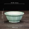 Vaso de cerâmica criativo mini vaso para suculentas vaso redondo quadrado vaso para varanda escritório mesa vasos para bonsai fábrica atacado