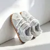 Temporada de volta às aulas: Nova coleção primavera/outono 2026 de sapatos casuais de sola macia para meninas, confortáveis, respiráveis e versáteis, no estilo dos tênis "Forrest Gump"