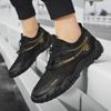 Zapatos de Verano para Hombre 2024 Zapatos de Malla Hueca Ojo Grande Zapatos Deportivos Transpirables para Correr Zapatos Casuales sin Cordones