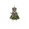 Decoraciones Decoración de Navidad Accesorios Entusiastas Boston Mascota Perro Colgante Acrílico Regalo Árbol de Navidad Perro