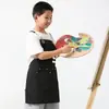 Delantal infantil con impresión de logotipo personalizado, actividad entre padres e hijos, pintura, taller de artesanía, alfarería, repostería, lona impermeable, cintura