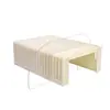 Alfombrilla expositora tipo estante insertable para vitrinas refrigeradas, soportes de exhibición para supermercado para productos frescos, cabinetes de aire frío, panel divisor de cabinetes de aire vertical, fondo falso