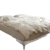 Exportar para o Japão! Algodão cru sem tingimento~ Branco natural 100% algodão Classe A conjunto de quatro peças estilo japonês lençol de cama 100% algodão