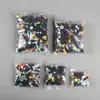 Clips para Coche Sujetadores de Plástico Mixtos Fijación de Panel de Puerta Panel Interior Nylon 500 Piezas Mixtos Carrocería Universal de Coche