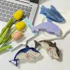Pinza para Cola de Cabello de Ballena Azul de Dibujos Animados, Divertida Pinza de Delfín, Linda Pinza de Tiburón Animal, Accesorios para el Cabello de Vacaciones en la Playa, Venta al por Mayor