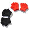 Guantes Calientes de Punto para Niños de 4 a 11 Años, Material de Media Felpa para Estudiantes de Primaria, Guantes sin Dedos de Medio Dedo