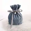 Bolsa de Dulces de Terciopelo para Boda Creativa de Gama Alta Caja de Empaque para Dulces de Boda China Bolsa de Tela Caja de Regalo de Acompañamiento para Boda