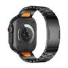 Adecuado para Apple Watch 5678910 Banda de Acero Inoxidable Hermes iWatch Hebilla de Botón Desmontable Pulsera Metálica