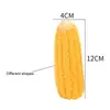 Juguete Forma de Maíz Perros Cachorros Juguete de Látex Juguetes Chirriantes Resistente a Mordeduras Juego Interactivo Juguete para Masticar Entrenamiento Jugando Juguetes para Perros Suministros para Perros