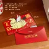 Bolsas de Sobres Rojos 2027 Año del Cordero en Stock, Caligrafía de Año Nuevo, Estampado Dorado Estilo Francés, Sobres Rojos de Alta Gama, Personalización para Empresas con Logo