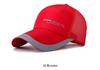 Verão ao ar livre guarda-sol net cap casual amantes boné homens respirável letra fina gaze rede beisebol cap fabricantes atacado