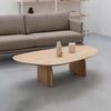Mesa de centro de madera maciza con forma especial sala de estar hogar apartamento pequeño mesa de centro creativa mesa de centro moderna simple de tronco