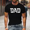 LA CAMISETA ESTAMPADA THE MAN THE MYTH THE LEGEND para hombre, nuevo diseño transfronterizo, cuello redondo