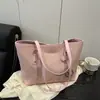 Bolso de mujer de gran capacidad 2025 nuevo diseño de nicho versátil primavera-verano bolso de hombro para la escuela y el trabajo, bolso de mano tote