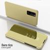 Para Capa de Celular Huawei Glory 30 Capa de Couro Espelhada Glory 50 V10 Criativa 9A/9X Resistente a Quedas V30 Capa Protetora 9