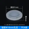 Capa de Silicone Impermeável 12/16/19/22mm Botão de Metal Tampa de Vedação Transparente Tampa de Plástico contra Poeira Tampa de Couro Protetora