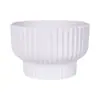 Vaso de Flor de Porcelana Imitação, Estilo Europeu Fosco, Design Criativo de Listras Verticais, Suporte Alto para Varanda, Sala de Estar, Decoração de Mesa, Adequado para Plantas Verdes, Jiboias, Orquídeas e Plantas em Vasos