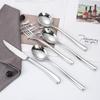 Cuchillo para Bistec, Cuchillo de Mesa, Cuchillo para Postre, Tenedor y Cuchara French Moonlight de Acero Inoxidable 201, Vajilla Occidental, Regalo, Logo Láser