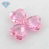 Huagang Gem Em Forma De Coração Dupla Tartaruga Cor Do Rosto Cúbico Zircon Nua Pedra Dupla Tartaruga Xadrez Rosto Jóias Acessórios