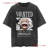 Transfronteriza Lavable230g Camiseta Lavable de Anime Estampado Retro Múltiples Patrones Venta Directa de Fábrica