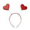2026 Diadema de Corazón con Lentejuelas Rojas para el Día de San Valentín Transfronterizo Decoración para Fotos de Fiestas y Festivales Tocado Venta al por Mayor en Stock