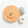 Kit de Rodas Pneumáticas para Remoção de Adesivos para Remover Decalques de Pintura de Carro, Roda de Borracha para Desbaste e Polimento, Roda Pneumática Elétrica para Remoção de Adesivos