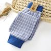 Pantalones Térmicos para Niños Pantalones Sencillos para Niños Pantalones Cálidos de Otoño e Invierno para Niñas Leggings Gruesos a Cuadros Modernos