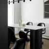 Silla de Comedor Estilo Moderno, Silla de Comedor para el Hogar, Mesa y Sillas de Comedor Minimalistas Nórdicas, Silla de Reunión con Diseño Moderno de Hotel de Alta Gama